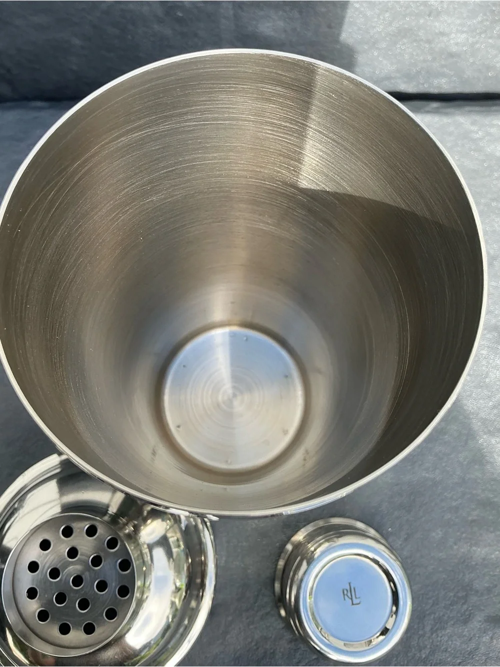 Ralph Lauren Equestrian Braid Stainless Steel Cocktail Shaker 550LR015-548